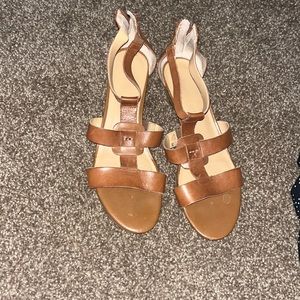 brown sandals